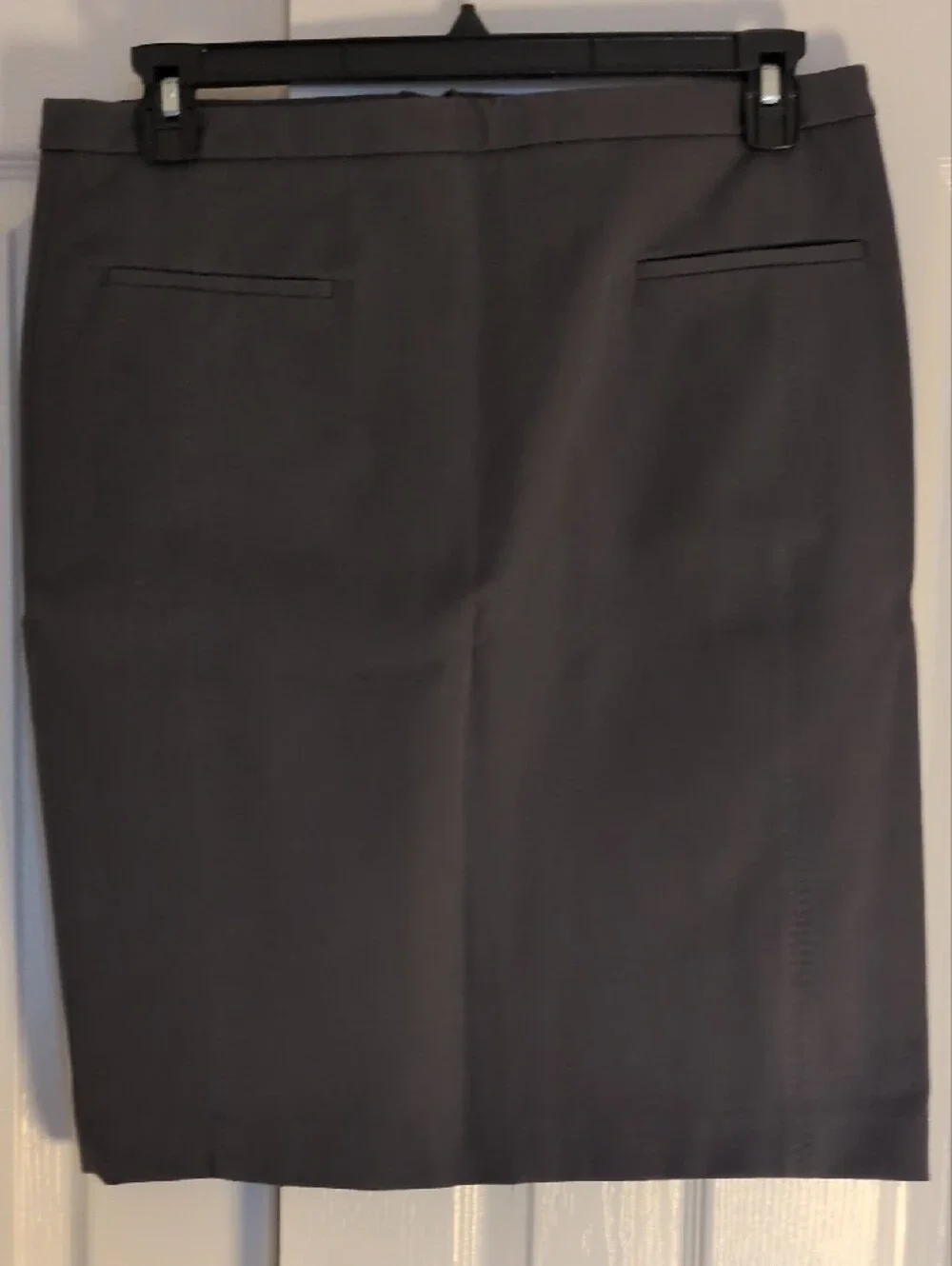 Banana Republic Slate Tailored Pencil Skirt, stretchy cotton/rayon
